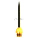 Steeltip Punten Round Nose - Brass-Black 1/4 Schroefdraad