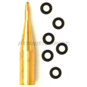 Push Up Brass met Silicone O'Rings 2BA Darsus