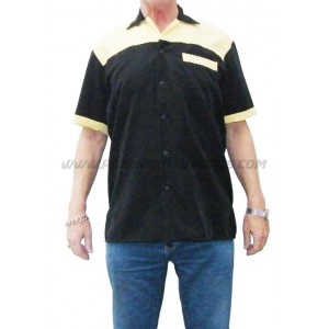 Blouse type 4 - Zwart-Geel - S