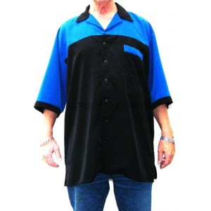 Blouse type 4 - Zwart-Blauw - XXL