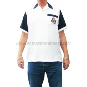 Blouse type 3 - Wit-Navy - XL