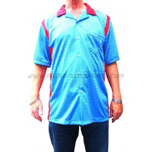 Blouse type 1 - Blauw-Rood - 3XL