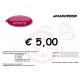Waardebon € 5,00