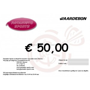 Waardebon &euro; 50,00