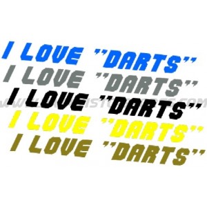 I LOVE "DARTS" - (Action Force)