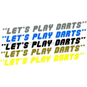 "LET'S PLAY DARTS" - (Action Force)