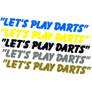 "LET'S PLAY DARTS" - (Balloon Extra)