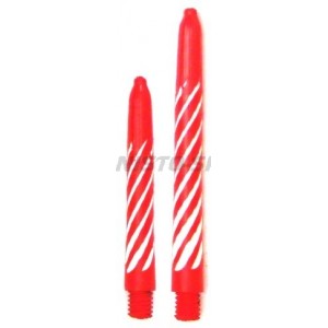 Shaft Spiroline Nylon Darsus Medium - Rood Wit