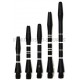 Shaft Regrooved Alloy AR1 Long - Zwart