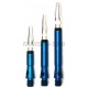 Shaft Super Spin Alloy Anodised Darsus Extra Short - Blauw