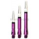 Shaft Super Spin Alloy Anodised Darsus Extra Short - Paars