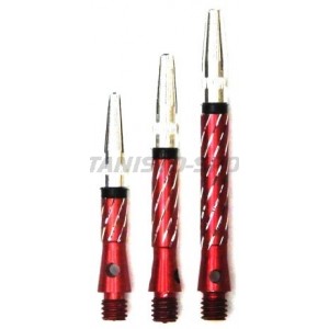 Shaft Super Spin Alloy Diamond Cut DC1 Darsus Short - Rood