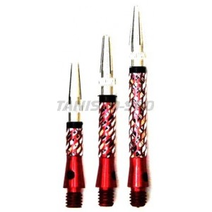Shaft Super Spin Alloy Diamond Cut DC2 Darsus Extra Short - Rood