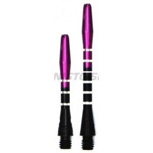 Shaft Two Tone Regrooved Short - Zwart Paars 