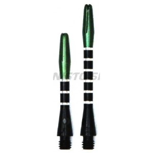 Shaft Two Tone Regrooved Short - Zwart Groen