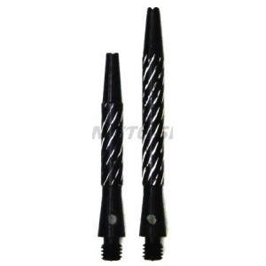 Shaft Diamond Cut Alloy Spiro Short - Zwart