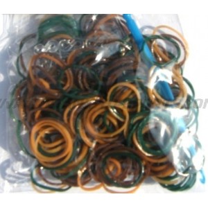 Mix Loombands Army 200 Stuks
