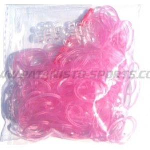 UV Loombands (1) Roze 200 Stuks