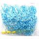 Zebra Loombands Jelly Licht Blauw-Wit 200 Stuks