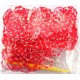 Zebra Loombands Jelly Rood-Wit 200 Stuks