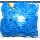 Glitter Loombands Blauw 300 Stuks