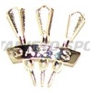 Speldje 3 Dart Zilver