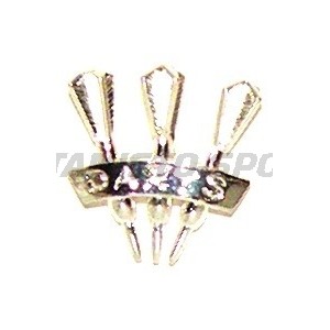 Speldje 3 Dart Zilver